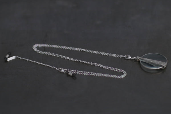 Rigards sterling silver magnifying glass silver chain AT011AG